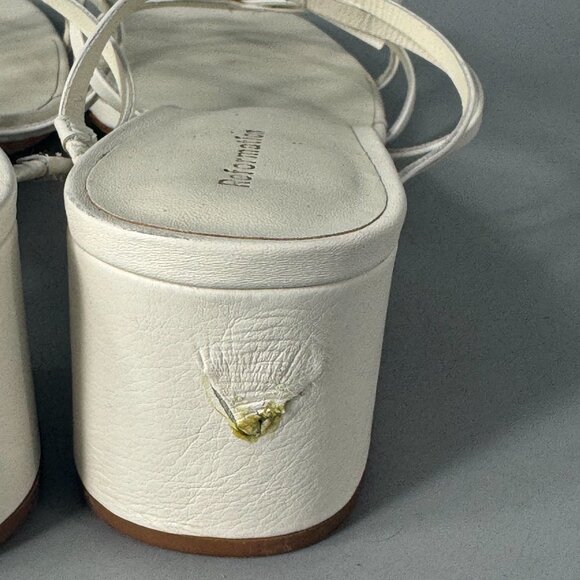 Reformation Elodie Block Heeled Sandals  Elodie Block Heeled Sandals, Size 8 - Picture 8 of 14